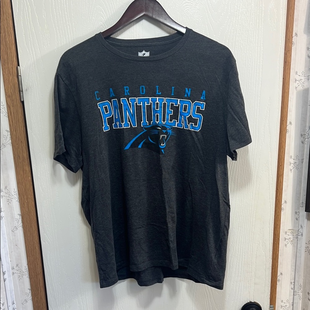 NFL Team Apparel Gray Carolina Panthers T-Shirt